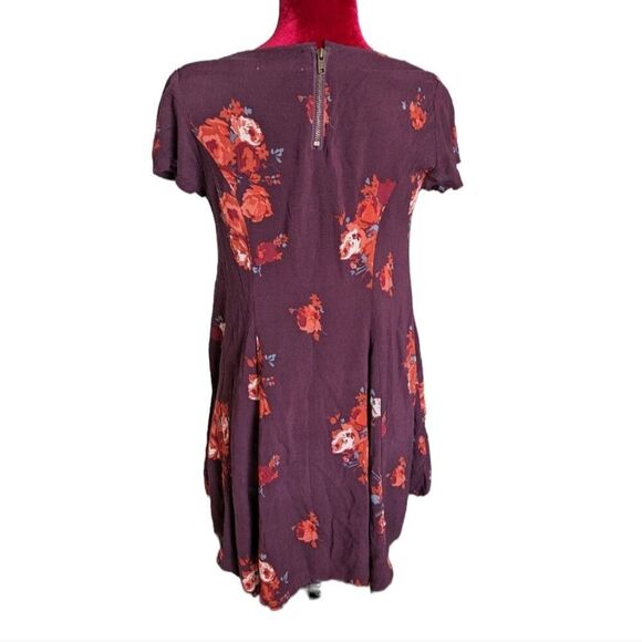Silence and Noise Urban Outfitters Purple Floral Dress Size Small - Picture 5 of 7